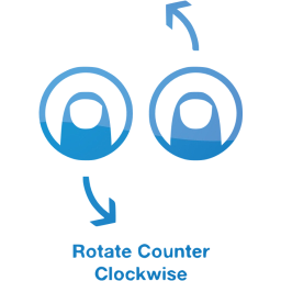 rotate counter clockwise 2 icon