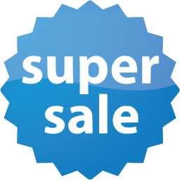 super sale badge icon