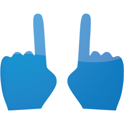 two hands icon