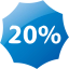 20 percent badge