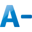 decrease font