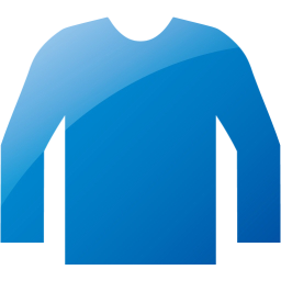 Web 2 blue jumper icon - Free web 2 blue clothes icons - Web 2 blue ...