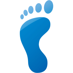 left footprint icon