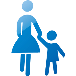 mother and child icon