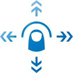 omnidirectional flick icon