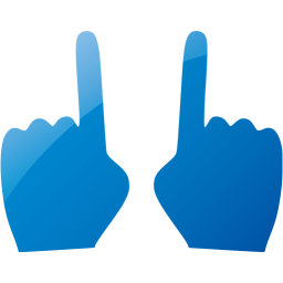 two hands icon