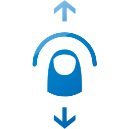 vertical swipe icon