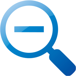 zoom out icon