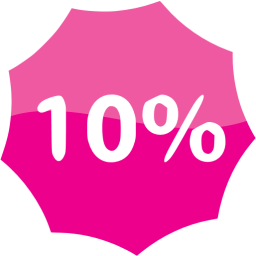 10 percent badge icon