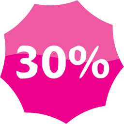 30 percent badge icon