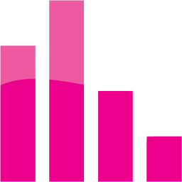 bar chart 5 icon