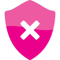 delete shield icon