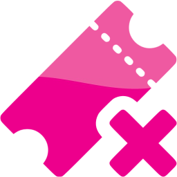 delete ticket icon