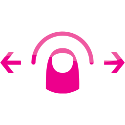 horizontal swipe icon