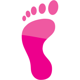 left footprint icon