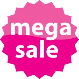 mega sale badge icon