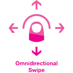 omnidirectional swipe 2 icon