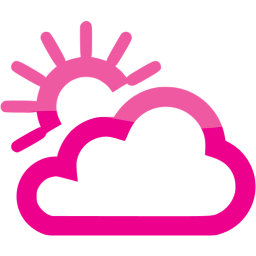 partly cloudy day icon