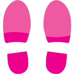 shoes footprints icon