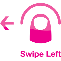 swipe left 2 icon