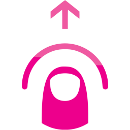 swipe up icon