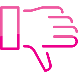 thumb down icon