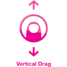 vertical drag 2 icon