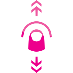 vertical flick icon