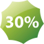 30 percent badge