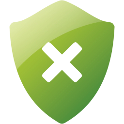 delete shield icon