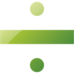 divide sign icon