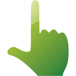 finger and thumb icon