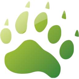footprints bear icon