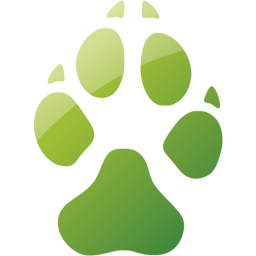 footprints dog icon