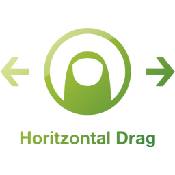 horizontal drag 2 icon