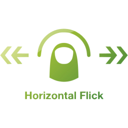 horizontal flick 2 icon