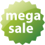 mega sale badge