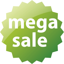 mega sale badge icon