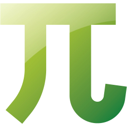 pi sign icon