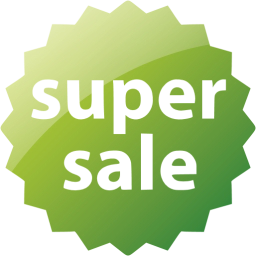 super sale badge icon