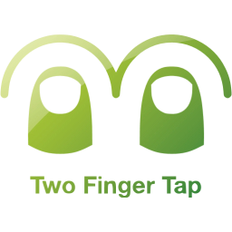 two finger tap 2 icon