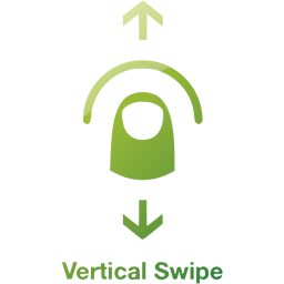 vertical swipe 2 icon