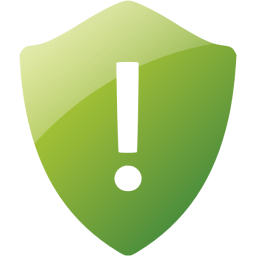 warning shield icon