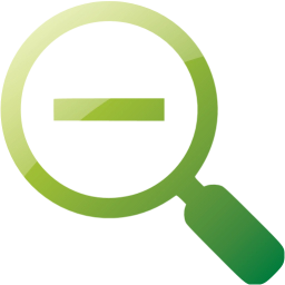 zoom out icon