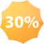 30 percent badge