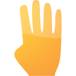 four fingers icon
