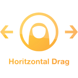 horizontal drag 2 icon