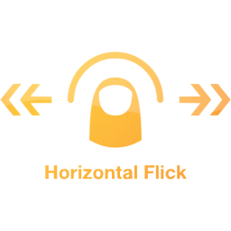 horizontal flick 2 icon