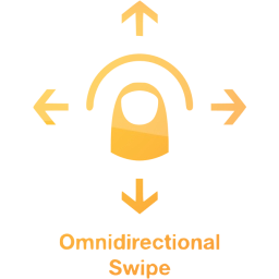 omnidirectional swipe 2 icon