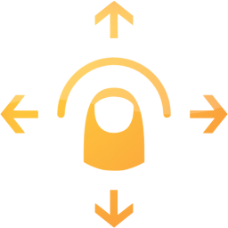 omnidirectional swipe icon
